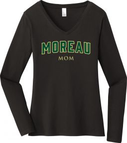 Moreau Mom - District  Women’s Tee Long Sleeve, Black